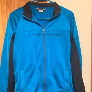 Under Armour Medium Loose Fit Blue Track Jacket